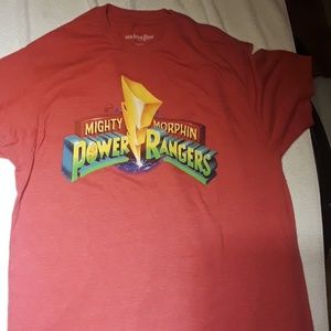 Power rangers mens large tshirt